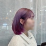 전주미용실/라니헤어4호점/겨울디자이너/핑크바이올렛/포인트염색/탈색
