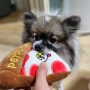 바잇미 삑삑이, 바스락 장난감/ 펫퍼로니 피자 강아지 장난감