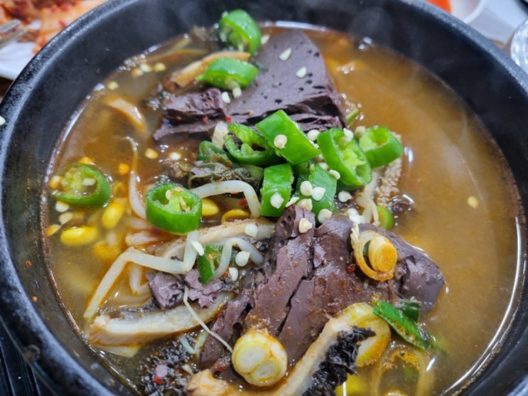 금천구 독산동 밥집 선지 내장탕 맛집 우리소 양평 해장국 본점 : 네이버 블로그