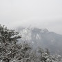 북한산 나월봉 겨울 산행