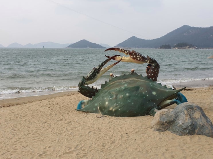 설 연휴에 가본 선유도 해수욕장 만조 모습