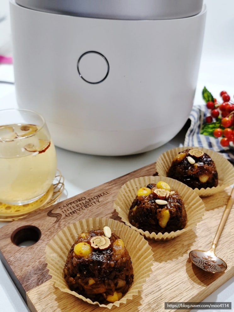 전기밥솥 약밥 만드는법 맛있게 약식 만들기 : 네이버 블로그