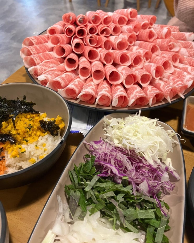 제주 제주시 이도이동 이베리코 꽃목살 흑돼지 샤브샤브 맛집 [샤브앤샤브 일도점] : 네이버 블로그