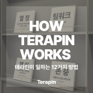 [테라핀 라이프] HOW TERAPIN WORKS : 테라핀이 일하는 12가지 방법