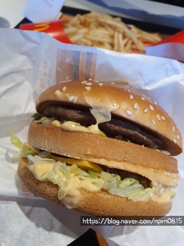 맥도날드 홍제역점: 빅맥세트 칼로리, 맥런치시간 메뉴 : 네이버 블로그