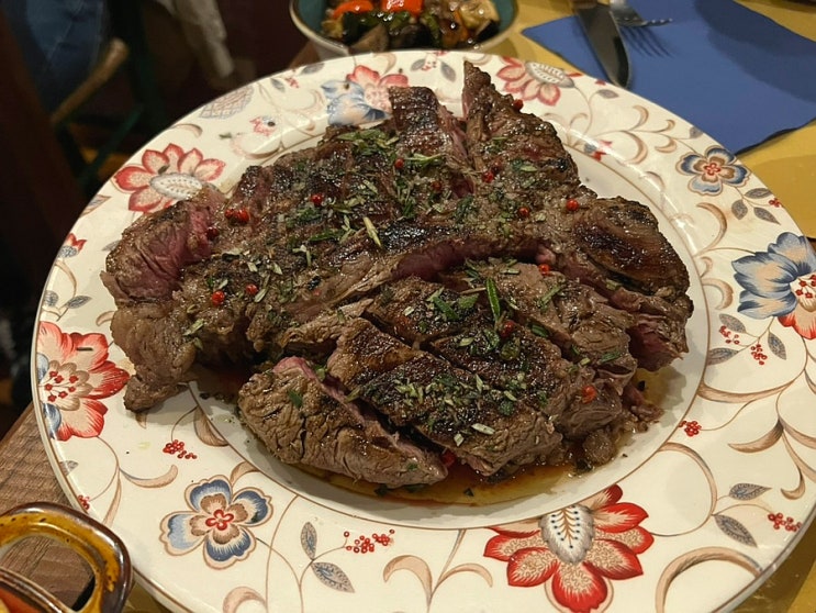[이탈리아 여행] 이탈리아 피렌체 티본스테이크 맛집 <i'tuscani 2>