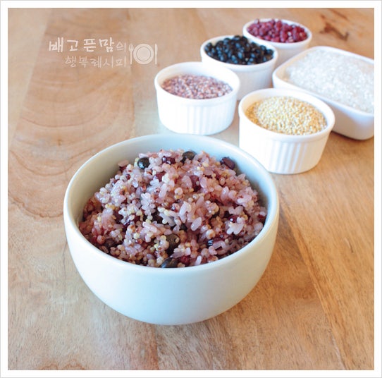 정월대보름 오곡밥 만드는 법 재료 전기밥솥 찰밥 만들기 : 네이버 블로그