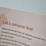 영어 필사 100일의 기적 Day 2 - Let's reframe fear.