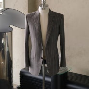 SHUIT(슈트)_ARISTON GREY STRIPED SUIT