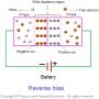 PN 접합(PN junction) - 접합 커패시턴스(공핍층 커패시턴스/Depletion layer capacitance) at Reverse bias
