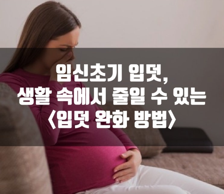 임신초기 입덧, 생활 속에서 줄일 수 있는 : 네이버 블로그