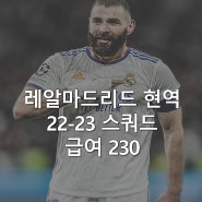 피파4 레알마드리드 스쿼드 현역 22-23 포메이션 4123,4213,41212,523 전술