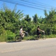 치앙마이 여행 - 산 빠양 반나누안에서 자전거 여행