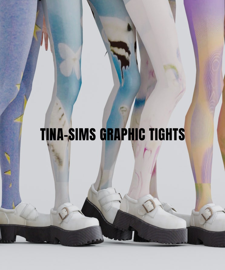 [TINA-SIMS] Graphic Tights 심즈 4 그래픽 타이즈 CC : 네이버 블로그