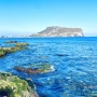 광치기해변 성산일출봉이 보이는 제주올레 2코스 산책로