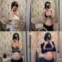 임신중기 4개월- 7개월 기록 배크기 주수 체중변화 배크기 태몽