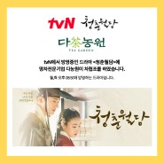 tvN 월화드라마 청춘월담 다농원 차 협조