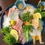 [영등포 스시] 호랑이초밥 모듬사시미와 초밥, 새우튀김