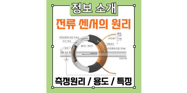 전류 센서의 동작원리 및 측정원리, 용도, 특징을 총 정리!! [홀 소자 방식/로고스키 코일 방식/권선방식/제로 플럭스 방식 ...