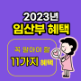 2023년 임산부 혜택 "11가지" 임신출산 지원금 총정리