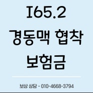 경동맥 협착증 I65.2 뇌졸중진단비, 뇌혈관질환진단비 수령이 어려운 이유!