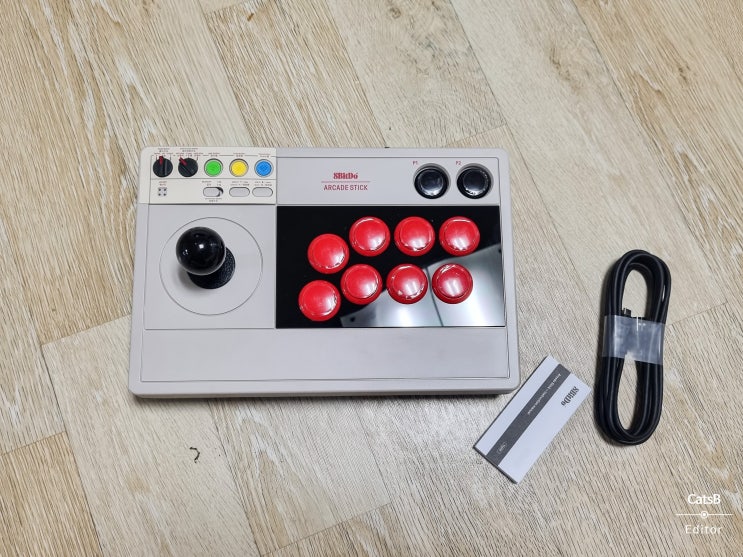 8Bitdo V3 아케이드스틱 개봉기 + 스틱 교체 : 네이버 블로그