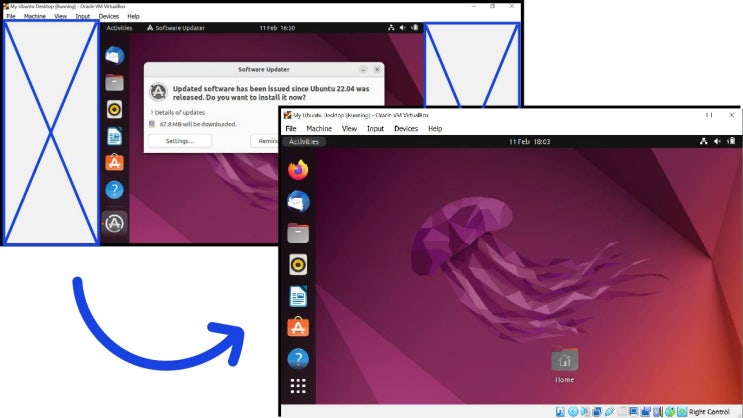 Full Screen Ubuntu in VirtualBox [버추얼박스 우분투 전체화면] : 네이버 블로그