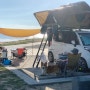 웰시코기 장군곰 원산도해수욕장 여름 차박캠핑