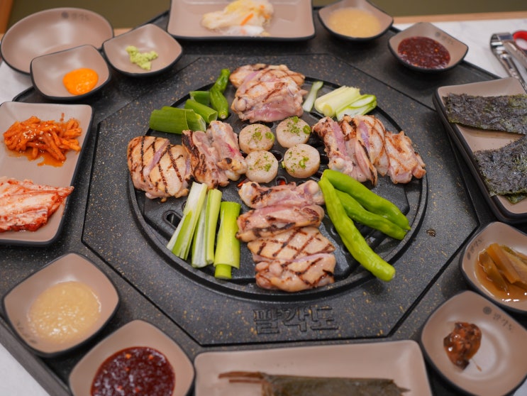 반석동 맛집 팔각도 품격 있던 숯불닭갈비 팔각도~ : 네이버 블로그