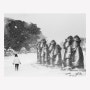 눈 오던 날, 제주 돌문화공원에서(4)