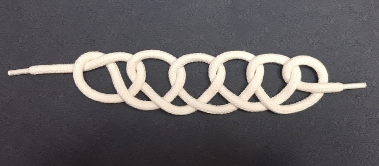매듭법‐체인시닛매듭(Chain sinnet Knot) : 네이버 블로그