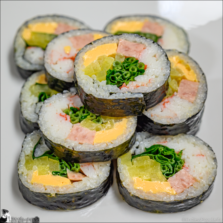 스팸김밥 만드는법 치즈 크래미 김밥 만들기 시금치 김밥 맛있게 싸는법 : 네이버 블로그
