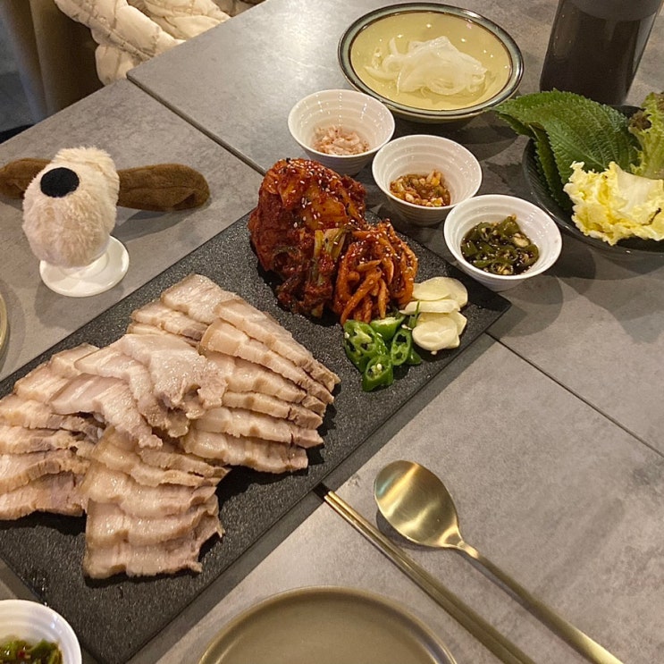장산역 술집 통오겹살 보쌈 맛집 복쌈 부산 좌동 야식 추천 : 네이버 블로그