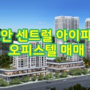 대전도안센트럴아이파크 1단지 2단지 3단지 오피스텔 매매