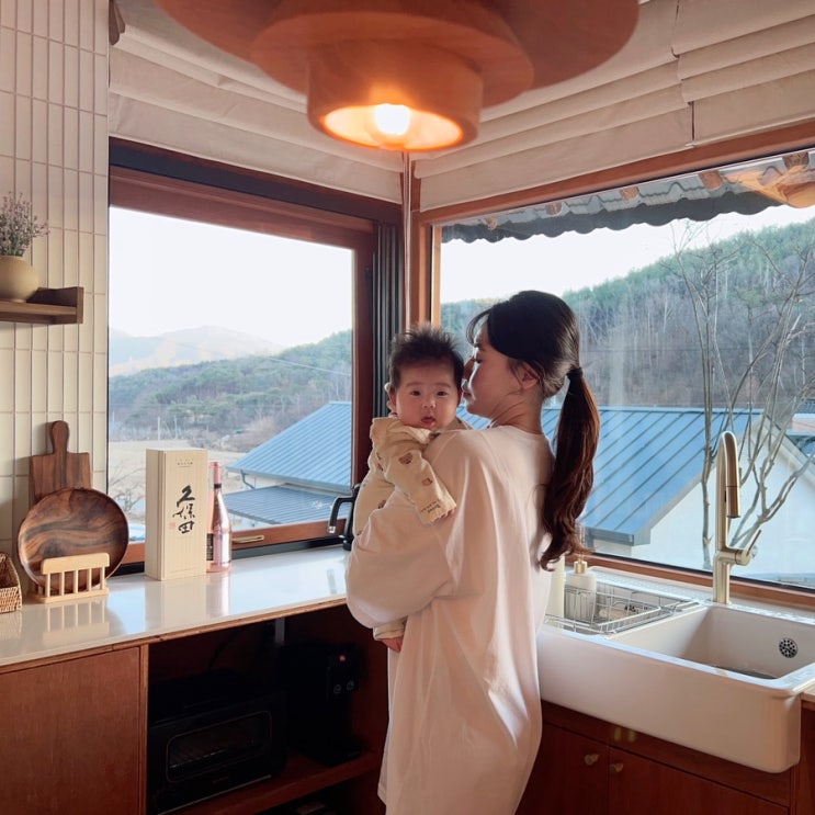 경북 청도 여행 :: 아기랑 첫 가족여행 독채 한옥 펜션 수야스테이