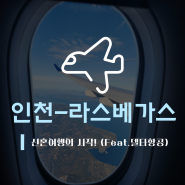[신혼여행] 라스베가스 여행 1일차 : 인천 - 라스베가스 :: 신혼여행의 시작! (Feat. 델타항공 탑승기)