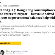 2023년에도 돌아온 홍콩 소비바우처 (Consumption Voucher Scheme)!!
