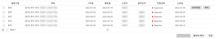 남자육아휴직에 대해서 (거부 이력)