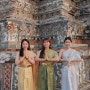 [태국] 태국 전통의상 입고 왓아룬사원 투어하기/ 왓아룬 옷차림 규정 / 가격/ 쨔오프라야 강 방문