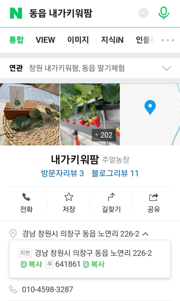 창원딸기체험농장/내가키워팜 딸기농장/딸기수확...