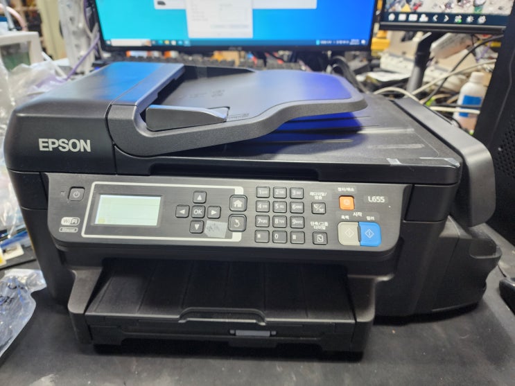 제천프린터 엡손 EPSON L655 무한잉크 복합기 중고 : 네이버 블로그