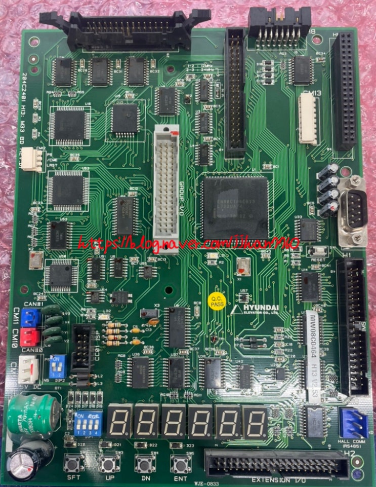 현대엘리베이터 ST7 M33 MAINBOARD Repair 포스팅 : 네이버 블로그