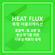 [Heat Flux Sensor] 호흡벽 : 열 교환 및 분산 환기를 위한 다공성 재료의 설계