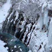 홋카이도 비에이(BIEI) | 겨울 왕국 설경 + 준페이 에비동 맛있다! (ft. 흰 그림자 투어, 날씨)