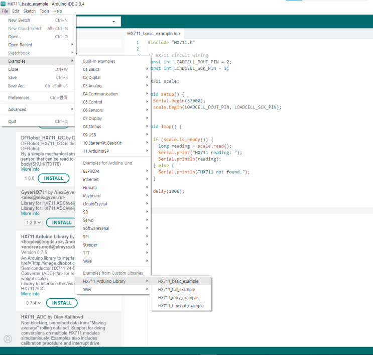  iot 5 hx711 library example 