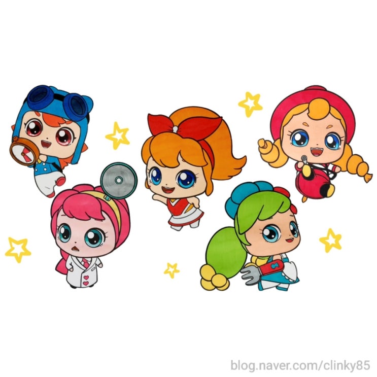 알쏭달쏭 캐치티니핑 빨리핑, 얌얌핑, 뜨거핑, 삐뽀핑, 힘내핑 색칠하기 색칠공부 모아보기 함께보기 영상 : 네이버 블로그