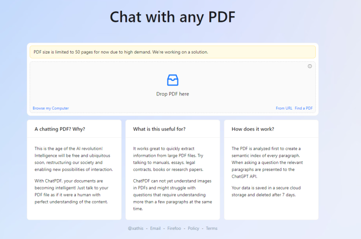 (Chat GPT) PDF 문서의 내용을 기반으로 대화하는 Chat with any PDF : 네이버 블로그