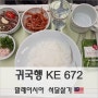 석 달 만에 한국으로 KE 672 탑승기 [말레이시아 석 달 살기]