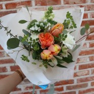 전주 효자동 꽃집 :: 비비피앙 일본내추럴스타일 너낌낭낭한 꽃다발 선물했어요