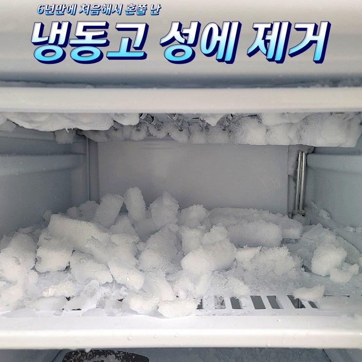 소형 LG냉동고 성에 제거하기 첫 도전 : 네이버 블로그